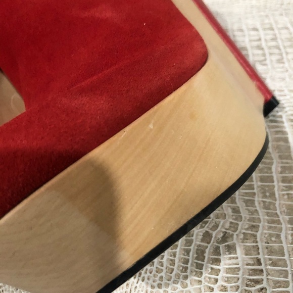 Kelsi Dagger Women’s Red Acalia Wedge Heels - Picture 9 of 9